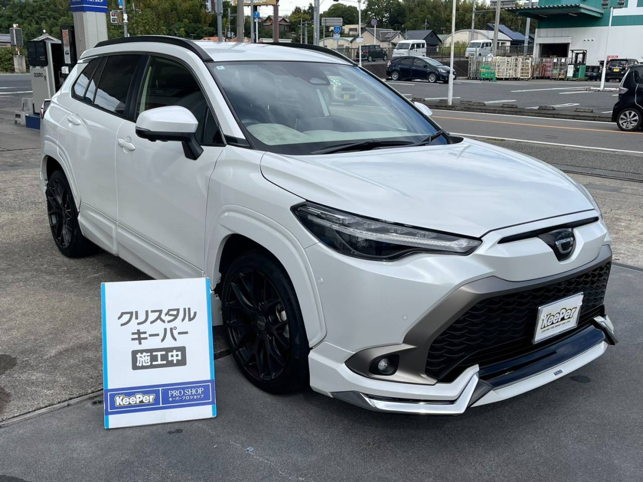 クリスタルキーパー施工車・樹脂パーツキーパー施工車