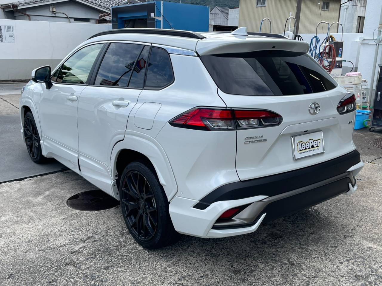 クリスタルキーパー施工車・樹脂パーツキーパー施工車