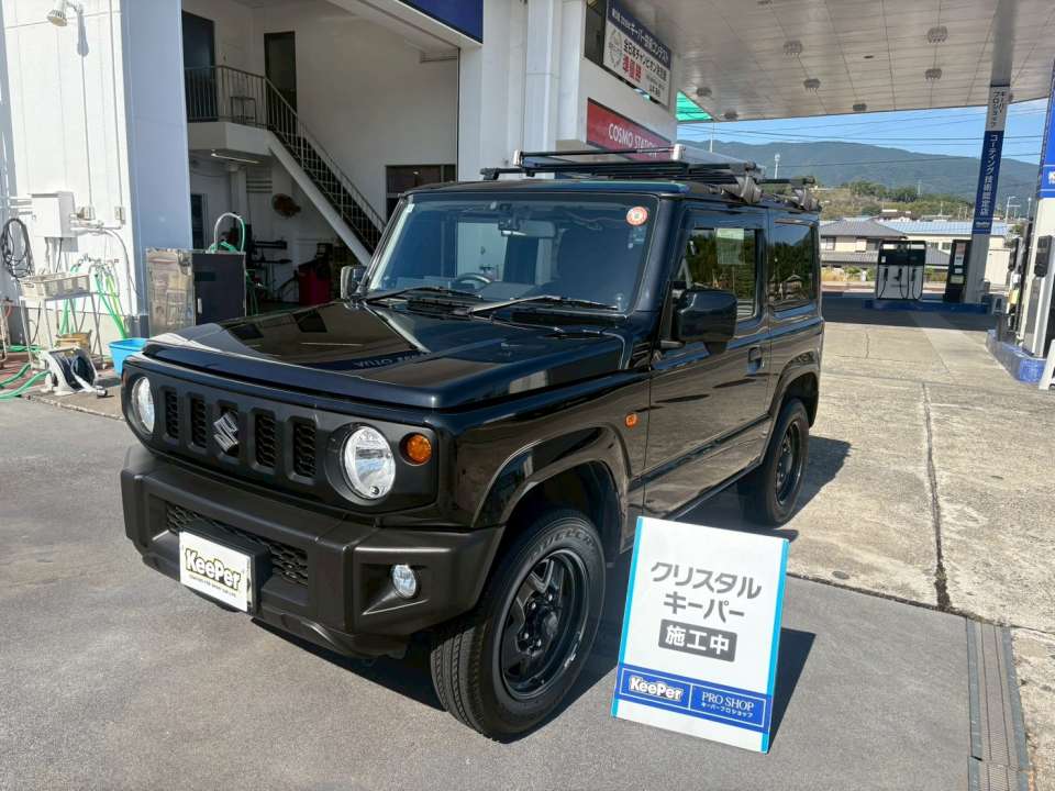 【スズキ・ジムニー】樹脂パーツキーパー施工｜和歌山県橋本市