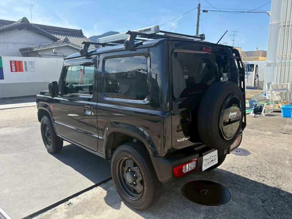 【スズキ・ジムニー】クリスタルキーパー＋樹脂パーツキーパー施工｜和歌山県橋本市