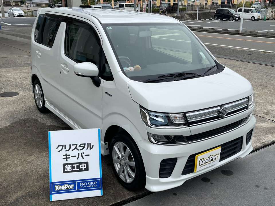 クリスタルキーパー・フッ素ガラスコーティングフロント