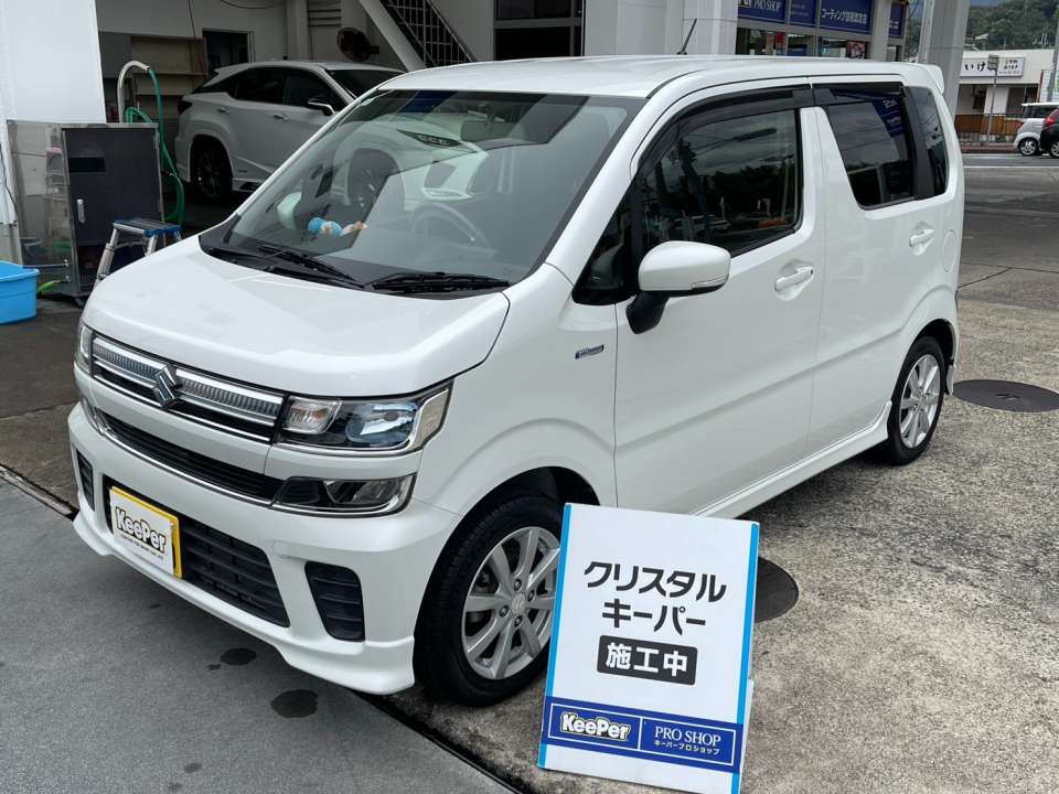 クリスタルキーパー・フッ素ガラスコーティングフロント