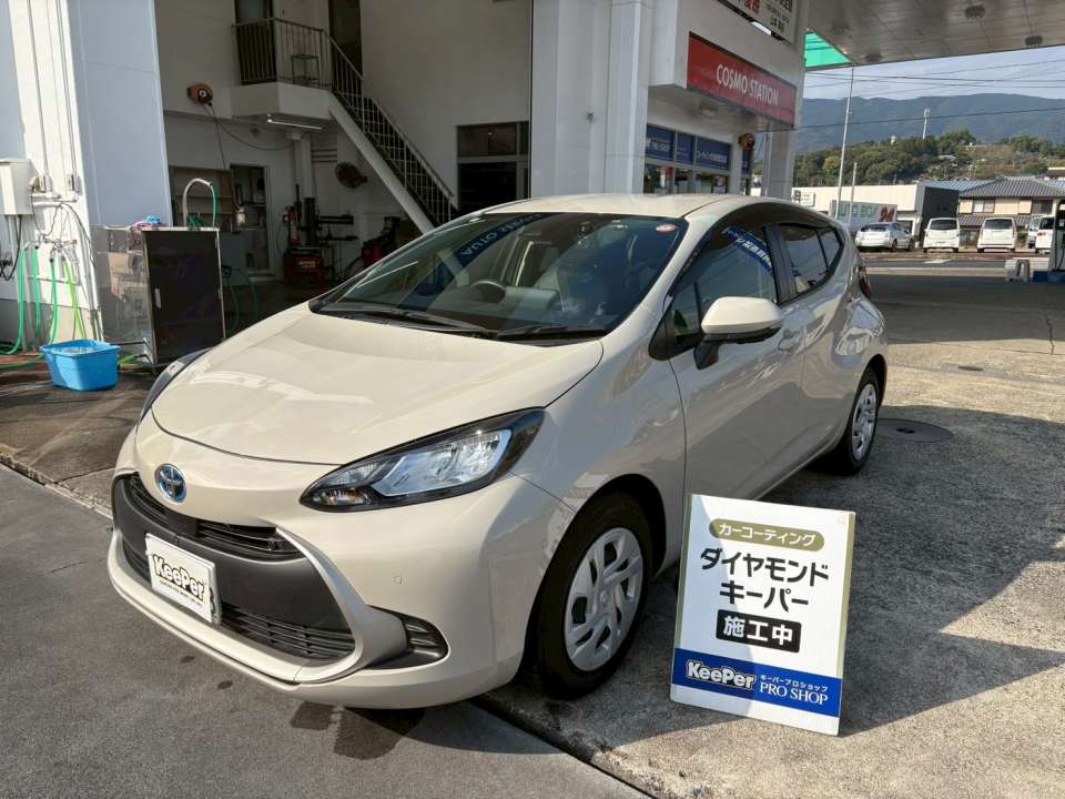 ダイヤモンドキーパーBメンテナンス・ヘットライトプロテクト（和歌山県橋本市・キーパープロショップ高野口SS)