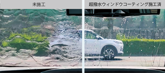 フッ素ガラスコーティング イメージ写真