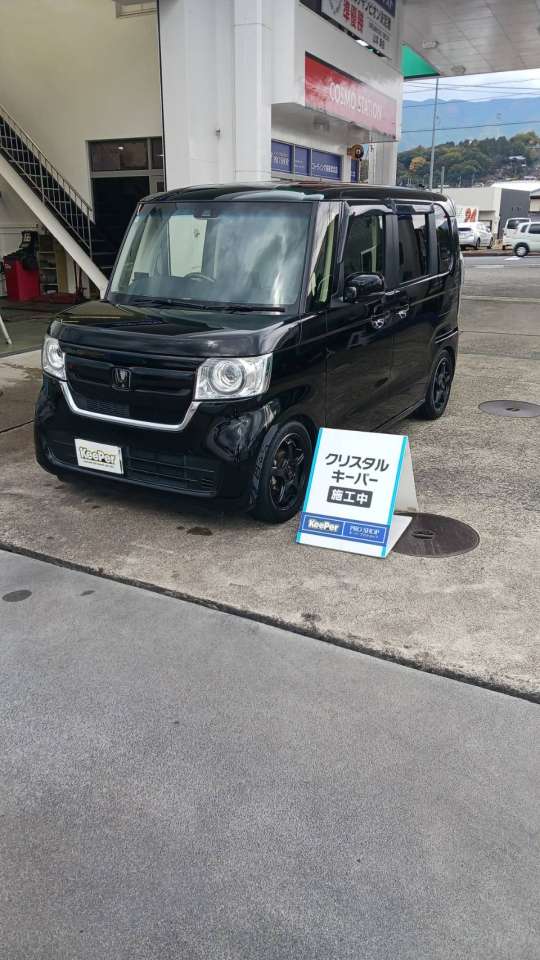 ホンダN-BOX｜クリスタルキーパー＆フッ素ガラスコーティング施工【和歌山県橋本市】
