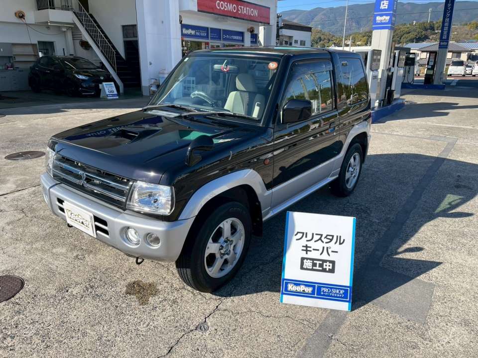 三菱 パジェロミニ｜クリスタルキーパー & ヘッドライトクリーン＆プロテクト施工