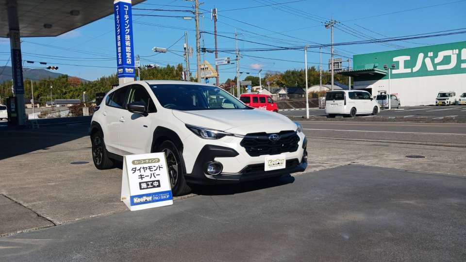 【スバル・クロストレック】ダイヤモンドキーパーAメンテナンス＋フッ素ガラスコーティング全面施工
