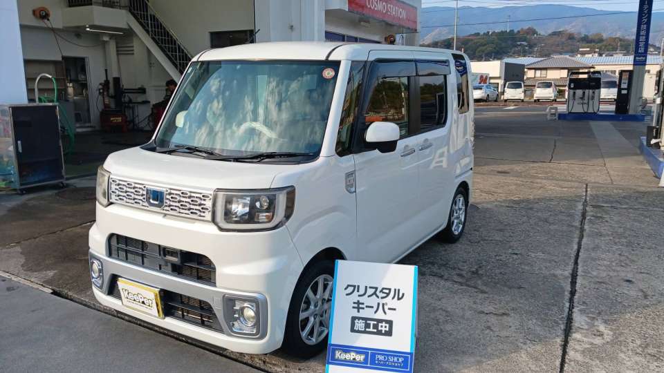 ダイハツ ウェイク｜クリスタルキーパー施工｜年末前にツヤと防汚を整える