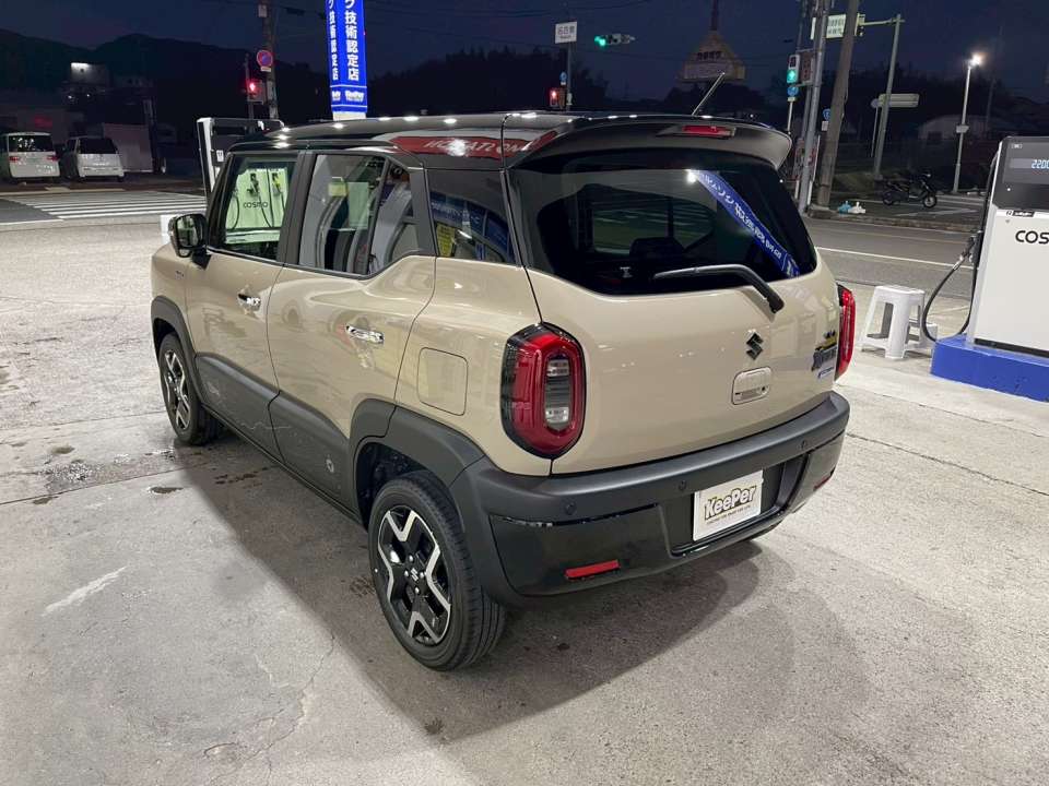 ダイヤⅡプレミアム施工｜スズキ クロスビー｜深いツヤと防汚力で洗車がラクに