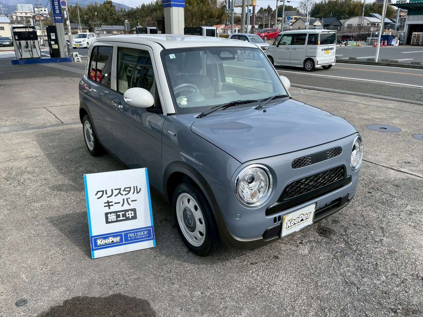 クリスタルキーパー施工｜スズキ アルトラパン｜施工後写真