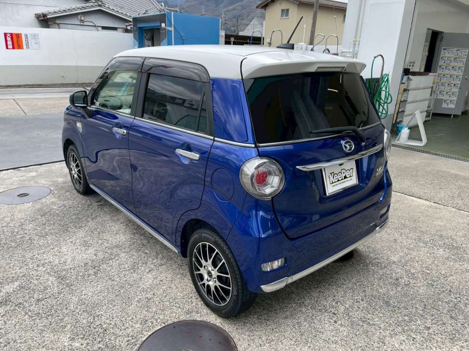 メンテナンス後はボディのツヤが戻り、 水弾きも良い状態に整いました。  ダイヤ系コーティングは 定期的なメンテナンスを行うことで 美しい状態を長く維持することができます。