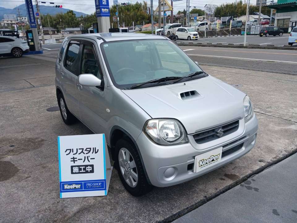 クリスタルキーパー施工｜スズキ Kei（川福石油 KeePer PRO SHOP 高野口SS）