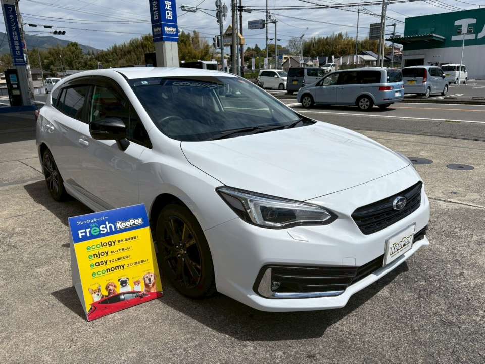 白ボディでも分かるツヤと透明感。 フレッシュキーパー施工により、くすみが取れてスッキリとした仕上がりになりました。