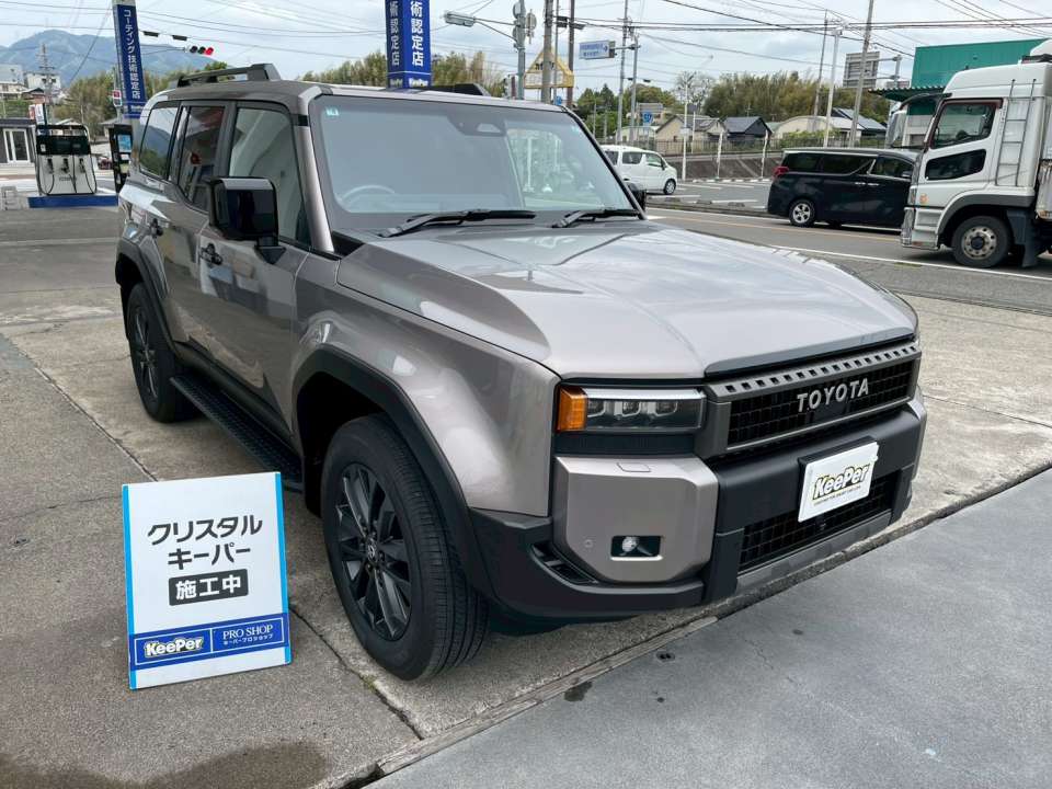 クリスタルキーパー施工｜トヨタ ランドクルーザー250（川福石油 KeePer PRO SHOP 高野口SS）