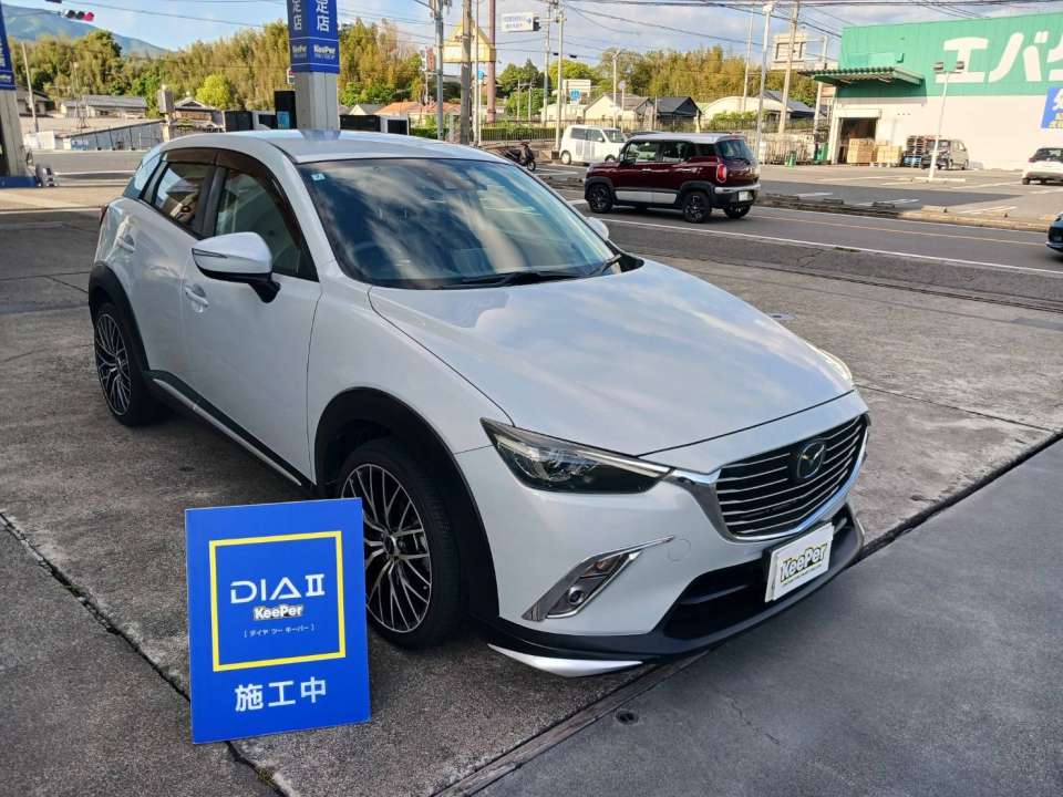 ダイヤⅡキーパー施工＋樹脂パーツキーパー＋研磨｜マツダ CX-3