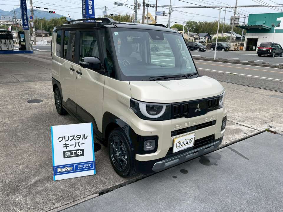 三菱 デリカミニ クリスタルキーパー フッ素ガラスコーティング全面施工