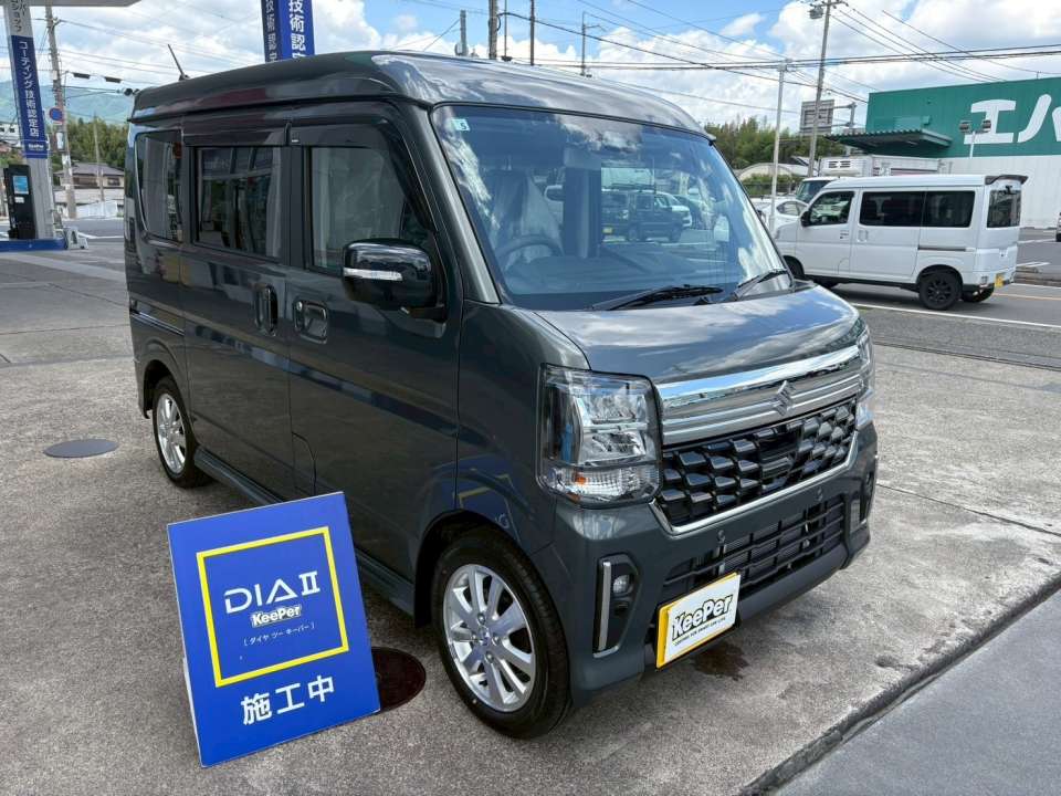 スズキ エブリイワゴン ダイヤⅡキーパー 全面フッ素ガラスコーティング施工