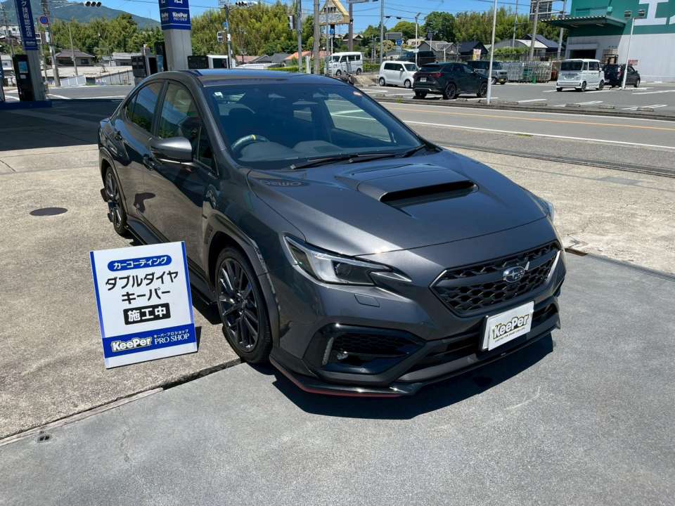 スバル WRX S4 ダブルダイヤキーパーBメンテナンス施工