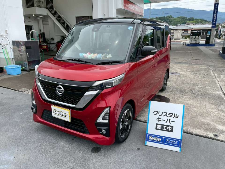 クリスタルキーパー施工後は汚れが付きにくくなり、洗車もラクになります。初めてのカーコーティングにもおすすめです。