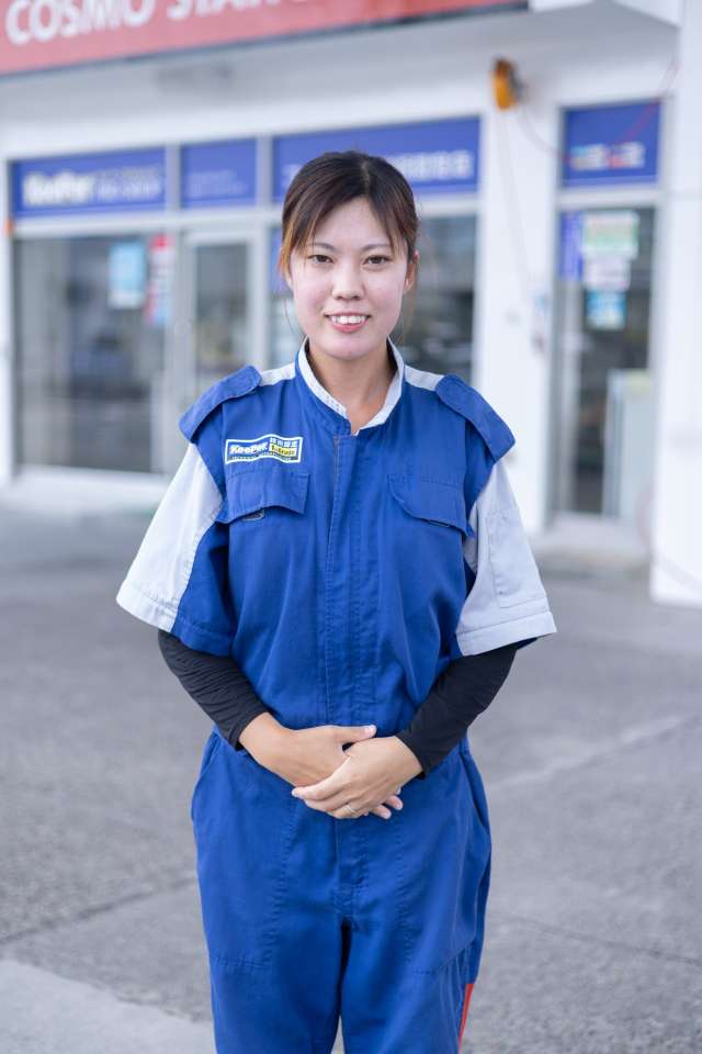 川福石油 KeePer PRO SHOP 高野口SS 山本麻由